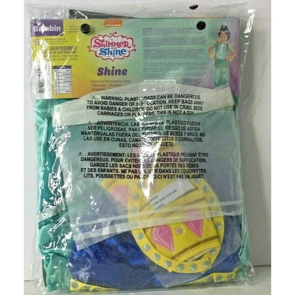 Shimmer & Shine Child SMALL & 3/4T‎  Genie complete Costume - Picture 6 of 12